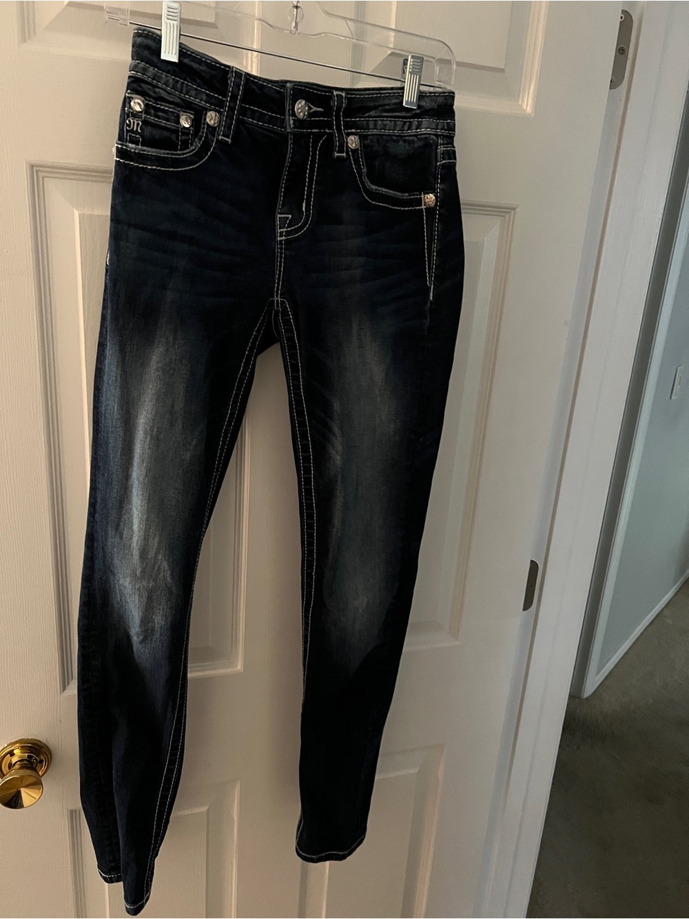 Dark Wash Miss Me Women’s Jeans - Classic Slim Fit